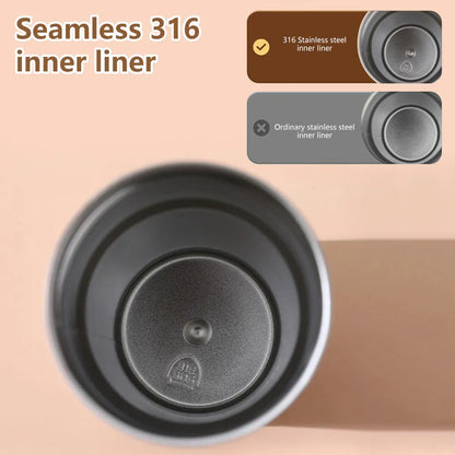Smart Stainless Steel Thermos Bottle with Digital Temperature Display for Coffee and Water