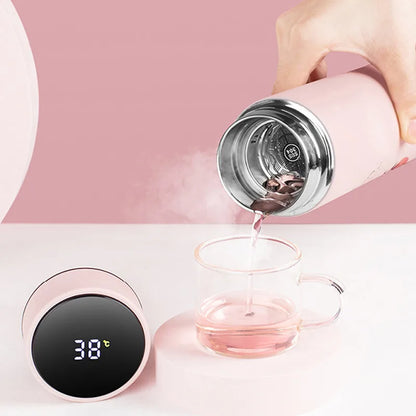 Smart Thermal Bottle Stainless Steel Thermos Water Bottle for Children Vacuum Flasks Keeps Cold Insulation Cup Tea Fruit Cup