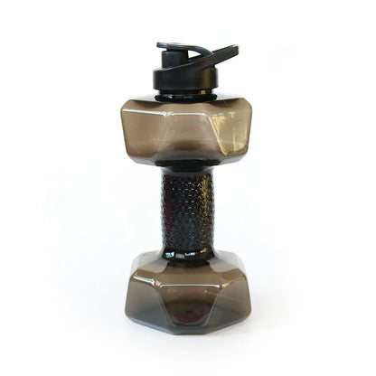 1Pc 1500Ml High Capacity Plastic Dumbbell Shaped Portable Water Bottle Creative Fitness Dumbbells Sport Bottle
