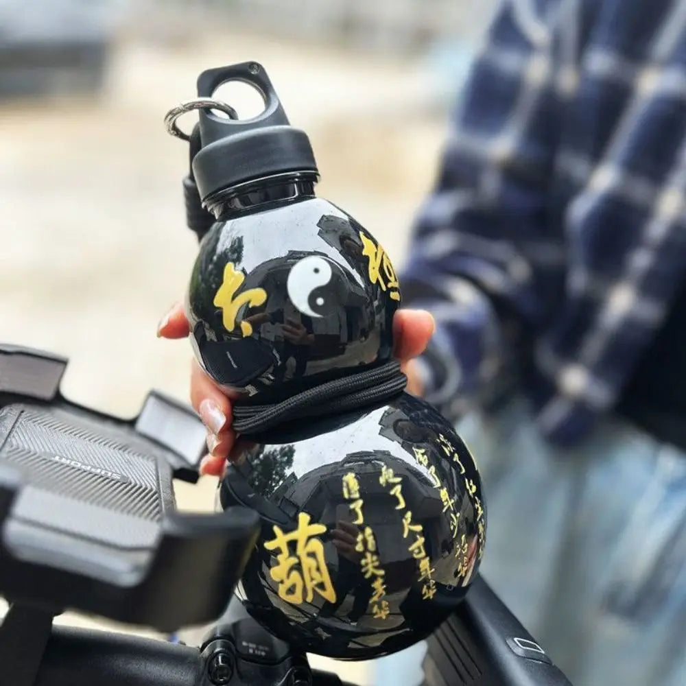 Creative Chinese Style Gourd Water Bottle Large Capacity Vintage Drink Bottle 800ML Portable Kettle Sport