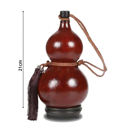 New Chinese Retro Gourd Water Bottle 500ML Durable Wine Bottle Large Capacity Creative Cycling Kettle Outdoor Fitness