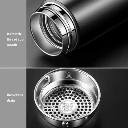 500ML Stainless Steel Thermos with Digital Temperature Display and Intelligent Measurement System